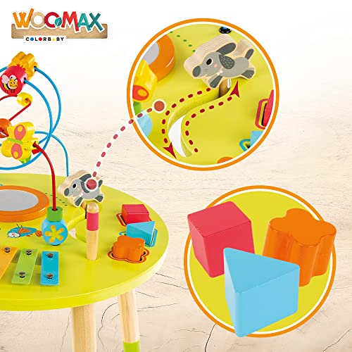 ColorBaby WOOMAX 49357 - Woomax-Mesa Actividades Madera +3a