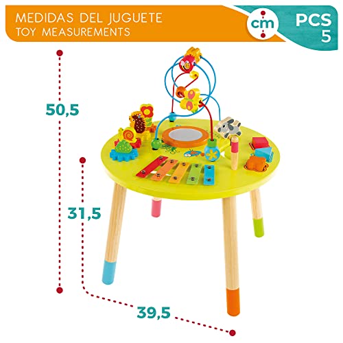 ColorBaby WOOMAX 49357 - Woomax-Mesa Actividades Madera +3a