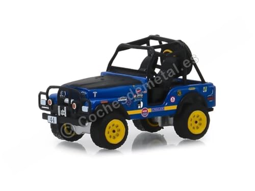 Compatible con 1971 Jeep CJ-5 Nº44 Baja Cragar All-Terrain Series 8" 1:64 Greenlight 35130B