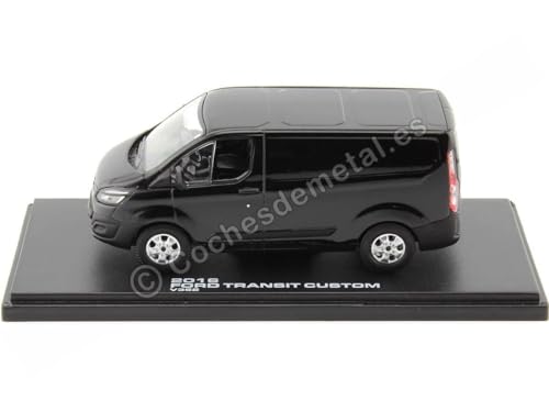 Compatible con 2016 Furgoneta Ford Transit V362 Custom Negro 1:43 Greenlight 51095