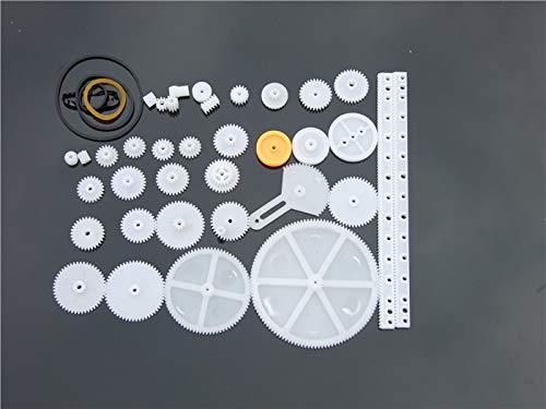 Conjunto de engranajes de plástico de transmisión de engranajes Juego de poleas para correas dentadas Juego de engranajes Corona Juego de ruedas dentadas para automóviles <br/>34 Kinds