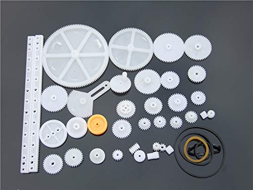 Conjunto de engranajes de plástico de transmisión de engranajes Juego de poleas para correas dentadas Juego de engranajes Corona Juego de ruedas dentadas para automóviles <br/>34 Kinds