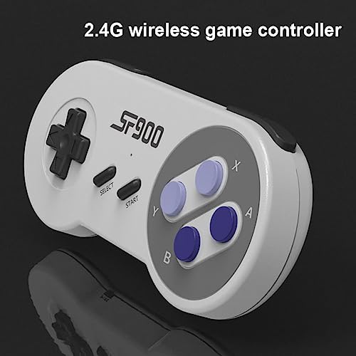 Consola de Juegos ARVALOLET 4700 Juegos Consola de Videojuegos Retro Compatible con HDMI 2,4G inalámbrico Dual Gamepad para Sega Mega Drive