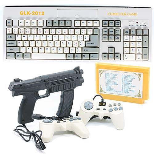 Consola de Juegos GLK-2012 para Estudio y Entretenimiento Teclado con Consola para Television y 32 Juegos Incluidos.