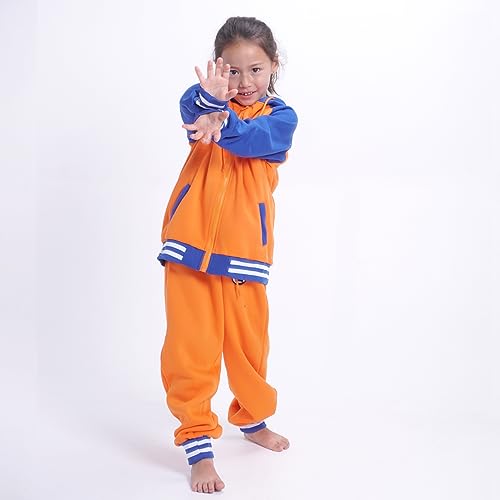 CoolChange Son Goku - Chándal para niños en estilo de béisbol, chaqueta y pantalón, talla: 140