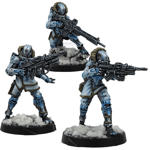 Corvus Belli S.L.L. Infinity Miniatures - Infinity: PanOceania Karhu Special Team - Compatible con Infinity y otros RPG de mesa TTRPG