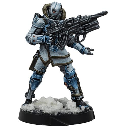 Corvus Belli S.L.L. Infinity Miniatures - Infinity: PanOceania Karhu Special Team - Compatible con Infinity y otros RPG de mesa TTRPG