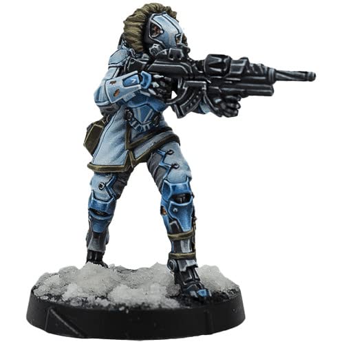 Corvus Belli S.L.L. Infinity Miniatures - Infinity: PanOceania Karhu Special Team - Compatible con Infinity y otros RPG de mesa TTRPG