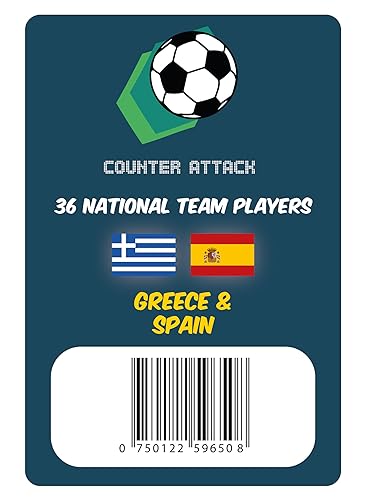 Counter Attack player cards: Greece and Spain