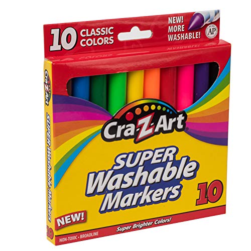 CRA-Z-ART - Rotuladores de colores lavables (10002-24)