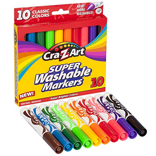 CRA-Z-ART - Rotuladores de colores lavables (10002-24)