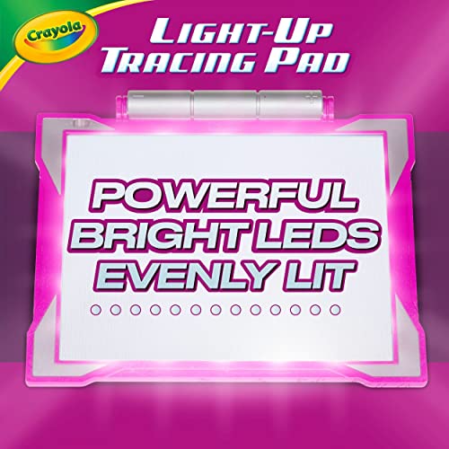 Crayola - Light Up Tracing Pad, Pizarra Magica LED, Actividad Creativa de Dibujo y Color, Idea de Regalo, Edad Recomendada: a Partir de 6 Años