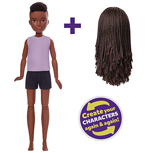 Creatable World - Pack de personajes, cabello con trenzas juguete para niños y niñas +6 años (Mattel GKV42) , color/modelo surtido