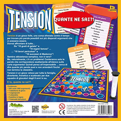 CreativaMente Tension - Juego en Caja, 8+ años