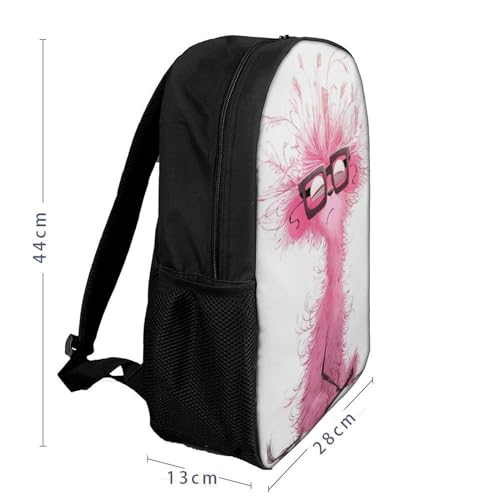 CRJUS Pink Monkey Mochilas Escolares Mochilas Infantiles Monkey 3D Mochilas Para Estudiantes De Primaria Y Secundaria 17inch