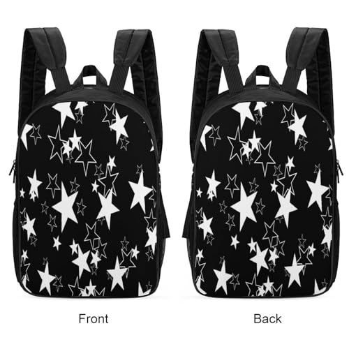 CRJUS Star Mochilas Para Niños,five-pointed Star Bolsos De Viaje, Bolsos De Computadora, Mochilas Para Adolescentes 17inch