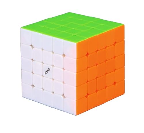 Cubo de Velocidad, QiYi MS 5x5 Speed Cube Magic Cube Magnético Rápido Suave sin Pegatinas Rompecabezas 3D Más Rápido Juguetes para Niños Adultos Niños y Niñas Regalos