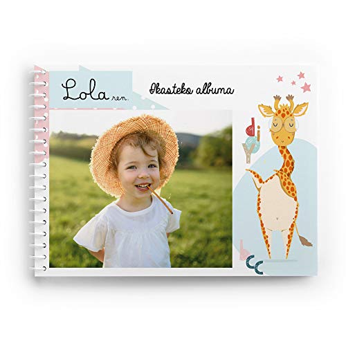 Cuento Infantil Educativo Personalizado con Las Fotos del niño o niña | Álbum didáctico Fabricado en Material plástico Indestructible | Especial haurreskola | Euskera