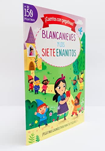 ¡Cuentos con pegatinas! Blancanieves y los siete enanitos (Castellano - A PARTIR DE 3 AÑOS - MANIPULATIVOS (LIBROS PARA TOCAR, JUGAR Y PINTAR), POP-UPS)