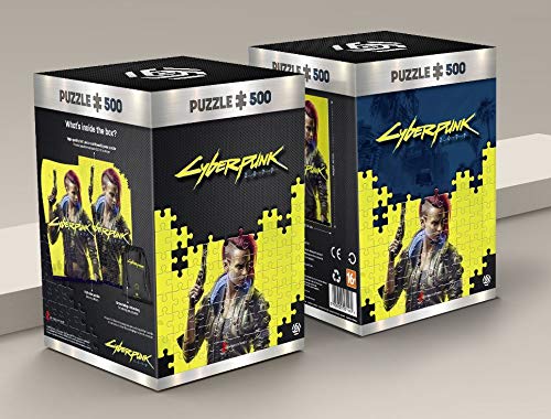 Cyberpunk 2077 Female V | Puzzle 500 Piezas | Incluye póster y Bolsa | 34 x 48 | Videojuego | Rompecabezas para Adultos y Adolescentes | para Navidad y Regalos | Decoración