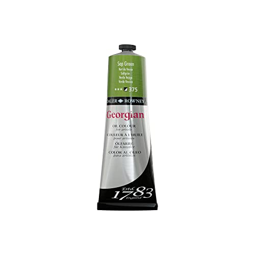 Daler Rowney Georgian - Pintura al óleo - magníficos colores - 225 ml - Verde savia