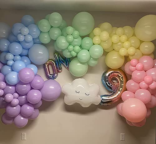 DAZAKA Globos Verde Pastel, 50 Globos Látex de 12 Pulgadas - Globos Cumpleaños Pasteles Helio Para Hombres Mujeres Niños Fiesta Cumpleaños Boda Decoración Baby Shower Revelación Género