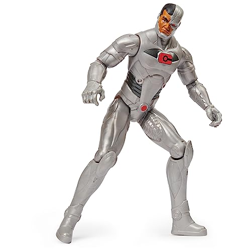 dc comics - Cyborg MUÑECO 30 CM - Figura Cyborg Articulada de 30 cm Coleccionable - 6060068 - Juguetes niños 3 años +