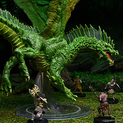 D&D Icons of The Realms: Figura premium de dragón verde adulto