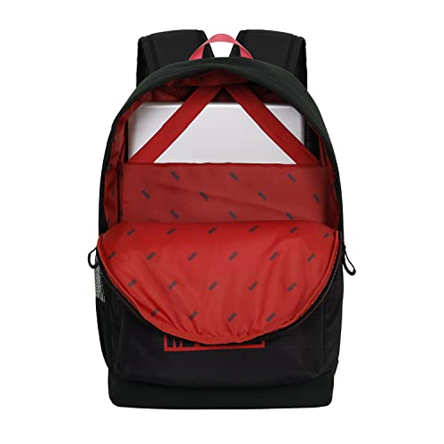 Deadpool Lines-Mochila ECO 2.0, Negro, 32 x 44 cm, Capacidad 22.5 L