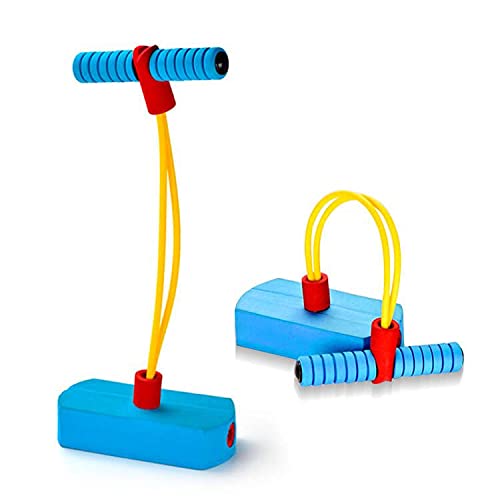 deAO Pogo Saltarín Tubo de Tensión de Salto para Actividades Infantiles y Familiares Cuerda Elástica, Base de Gomaespuma con Sonido de Brinco – Regalo Original