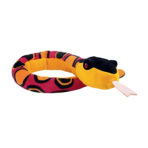 Deluxebase EcoBuddiez Sssnakes - Boa Arco Iris Peluche de Serpiente Pequeño Elaborado con Botellas de Plástico Recicladas. Este Peluche de Serpiente ecológico niños y niñas