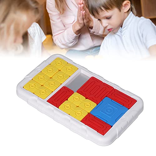 Desafíos Slide Board, Blocks Puzzle Games, Super Brain Puzzles Leveled UP Challenges Brain Teaser Puzzles Juguetes Educativos Interactivos Rompecabezas de Mano Juguete para Niños (Blanco)