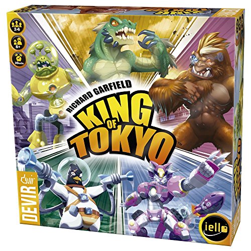 Devir Packs - King of Tokyo, Juego de Mesa (BGHKOT) + Sushi Go, Juego de Cartas (BGSUSHI), Juegos de Mesa con Amigos, Juegos de Mesa Divertidos