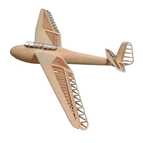 DFS Kranich - Maqueta de avión, Escala, 1498 mm, Peso de Vuelo de 350 g, Escala 1/12, Juego de Planeador para Construir Usted Mismo, Modelo de avión, Kit de construcción de Modelos de avión