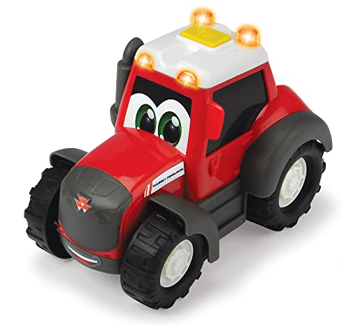 Dickie Toys Tractor ABC - vehículo para bebés y niños pequeños a Partir de 1 año de Edad, con Piezas móviles, luz y Sonido. 30cm (204115002)