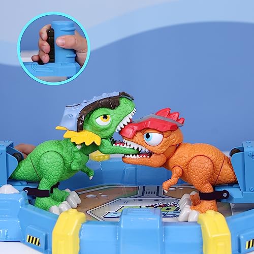 DINOBYTES Battle Arena - Action figure Playset para luchar con 2 dinos - Regalo óptimo para niños y niñas +3 años