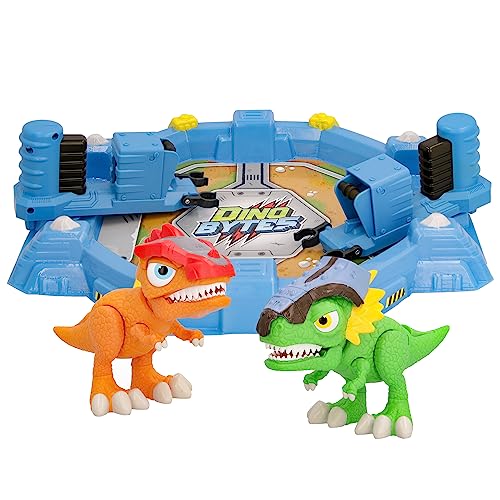 DINOBYTES Battle Arena - Action figure Playset para luchar con 2 dinos - Regalo óptimo para niños y niñas +3 años