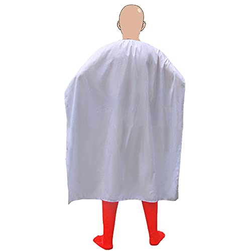 Disfraz de anime One Punch Man Saitama para cosplay, conjunto completo de Halloween, carnaval, espectáculo de superhéroe, juego de rol, overoles para hombre