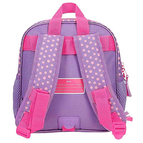 Disney Minnie Today is my Day Mochila Preescolar Adaptable Morado 21x25x10 cms Poliéster 5,25L