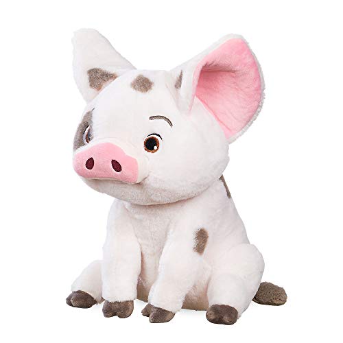 Disney Store: Peluche de Pua, Vaiana, 30 cm, confeccionado en un Tejido de Peluche con Detalles Bordados, Juguete Adecuado para Todas Las Edades