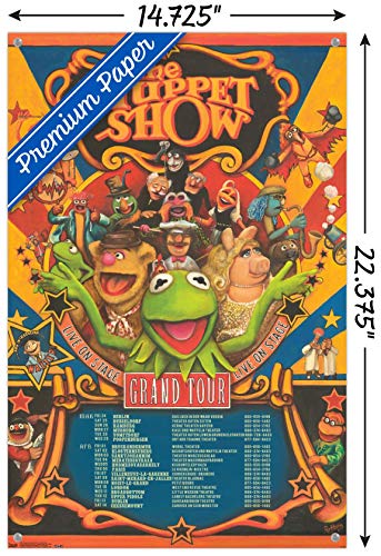 Disney The Muppets: Most Wanted - Póster de la pared con chinchetas