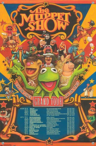 Disney The Muppets: Most Wanted - Póster de la pared con chinchetas