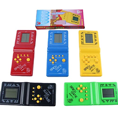 DISOK - Lote de 10 a 30 Consolas Retro Juegos Brick Tetris en Caja. Videojuegos Retro para niños, Retro Juegos, Regalos de cumpleaños Infantiles. (10)