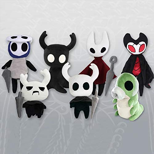 Dmspace Hollow Knight Juguetes de peluche con tema de juego caliente muñeca de peluche de espíritu lindo de peluche súper suave cojín de peluche Cosplay accesorios regalos 30 cm