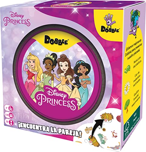 Dobble Princesas Disney - Juego de Mesa en Español [Exclusivo Amazon] & Dobble - Marvel Emoji [Exclusivo Amazon], 7+ años