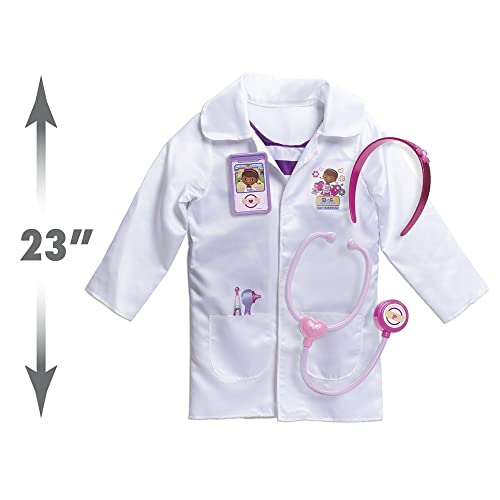 Doc McStuffins JPL90125 Juego de Disfraz de médico de Juguete, Color Morado