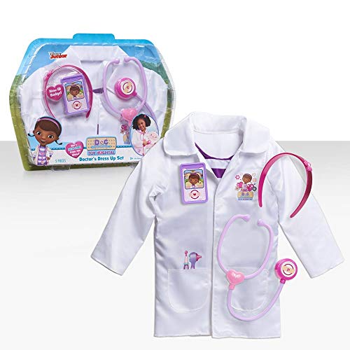 Doc McStuffins JPL90125 Juego de Disfraz de médico de Juguete, Color Morado