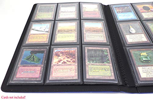 docsmagic.de Pro-Player Premium 9/18-Pocket Album Dark Blue - 360 Card Binder - MTG - PKM - YGO - Álbum para Tarjetas Azul Oscuro