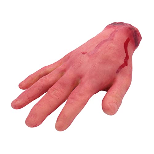 Doengdfo Bloody Horror Scary Prop Severed Life Size Arm Hand House 22-23 cm