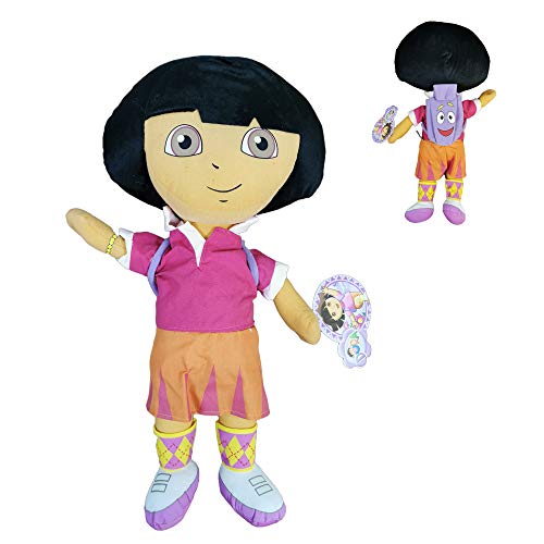 Dora The Explorer - Peluche Dora Exploradora con Mochila 19"/50cm Calidad Velboa